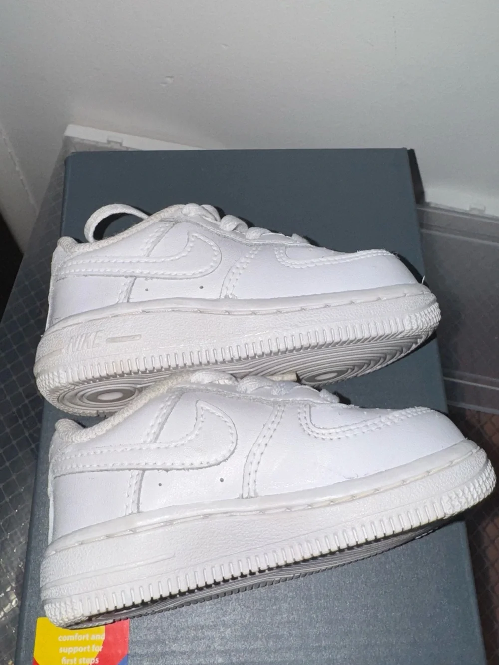Nike Kids White Low-Top Lace-Up Sneakers